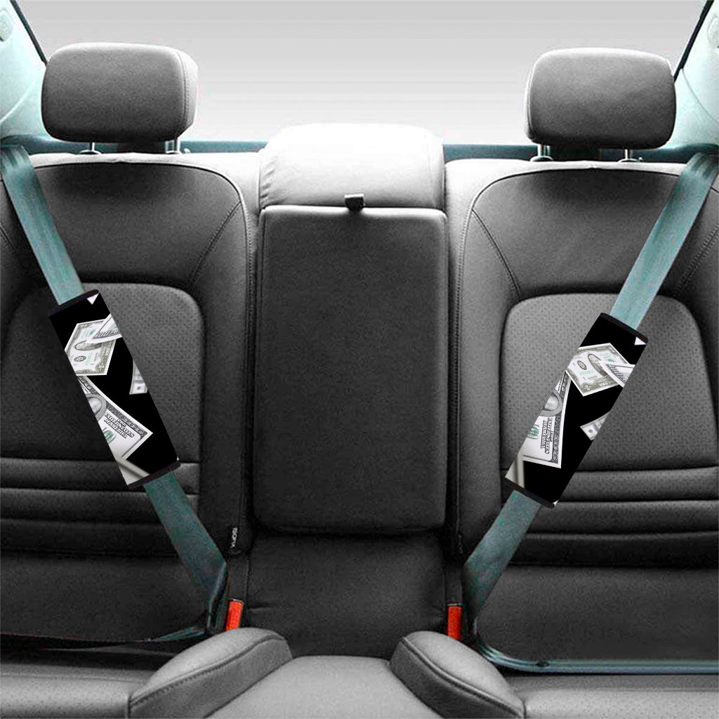 Flying USD Print Car Seat Belt Covers