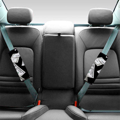 Flying USD Print Car Seat Belt Covers