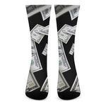Flying USD Print Crew Socks