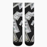Flying USD Print Crew Socks