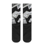 Flying USD Print Crew Socks