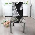 Flying USD Print Dining Chair Slipcover