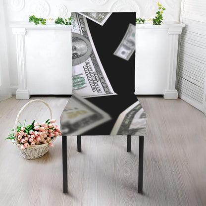 Flying USD Print Dining Chair Slipcover