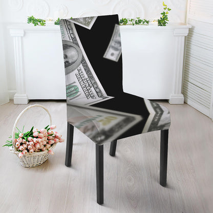 Flying USD Print Dining Chair Slipcover