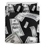 Flying USD Print Duvet Cover Bedding Set
