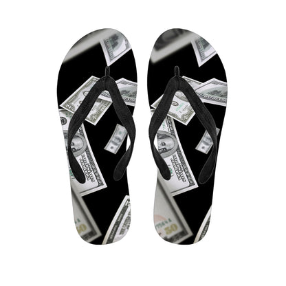 Flying USD Print Flip Flops