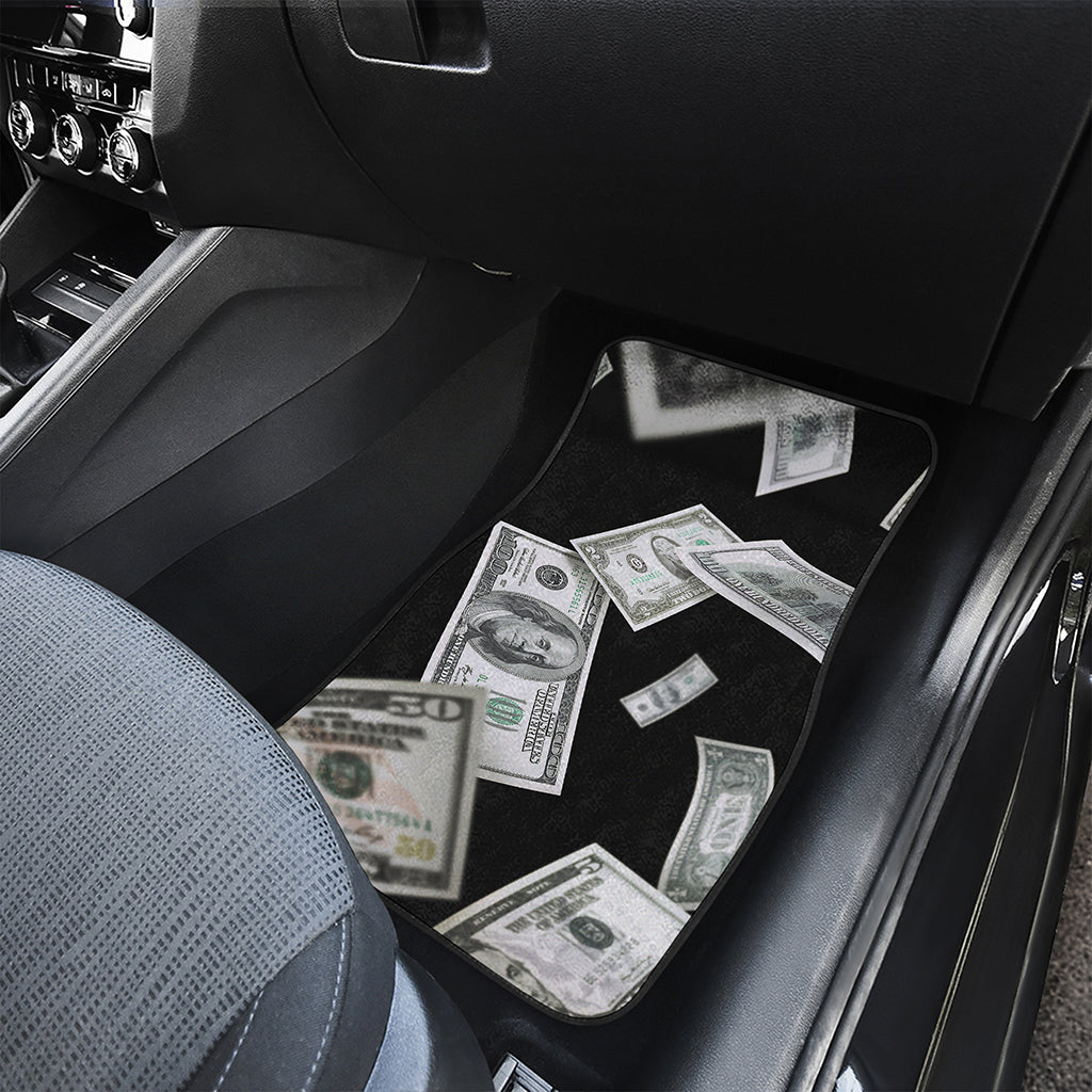 Flying USD Print Front Car Floor Mats