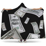 Flying USD Print Hooded Blanket