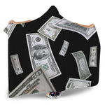 Flying USD Print Hooded Blanket