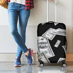Flying USD Print Luggage Cover