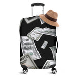 Flying USD Print Luggage Cover