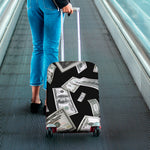 Flying USD Print Luggage Cover