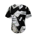 Flying USD Print Men's Baseball Jersey