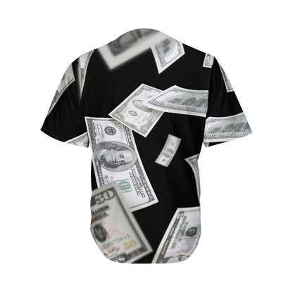 Flying USD Print Men's Baseball Jersey