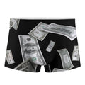 Flying USD Print Men's Boxer Briefs