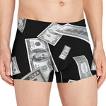 Flying USD Print Men's Boxer Briefs