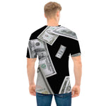 Flying USD Print Men's T-Shirt