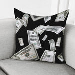 Flying USD Print Pillow Cover