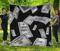 Flying USD Print Quilt