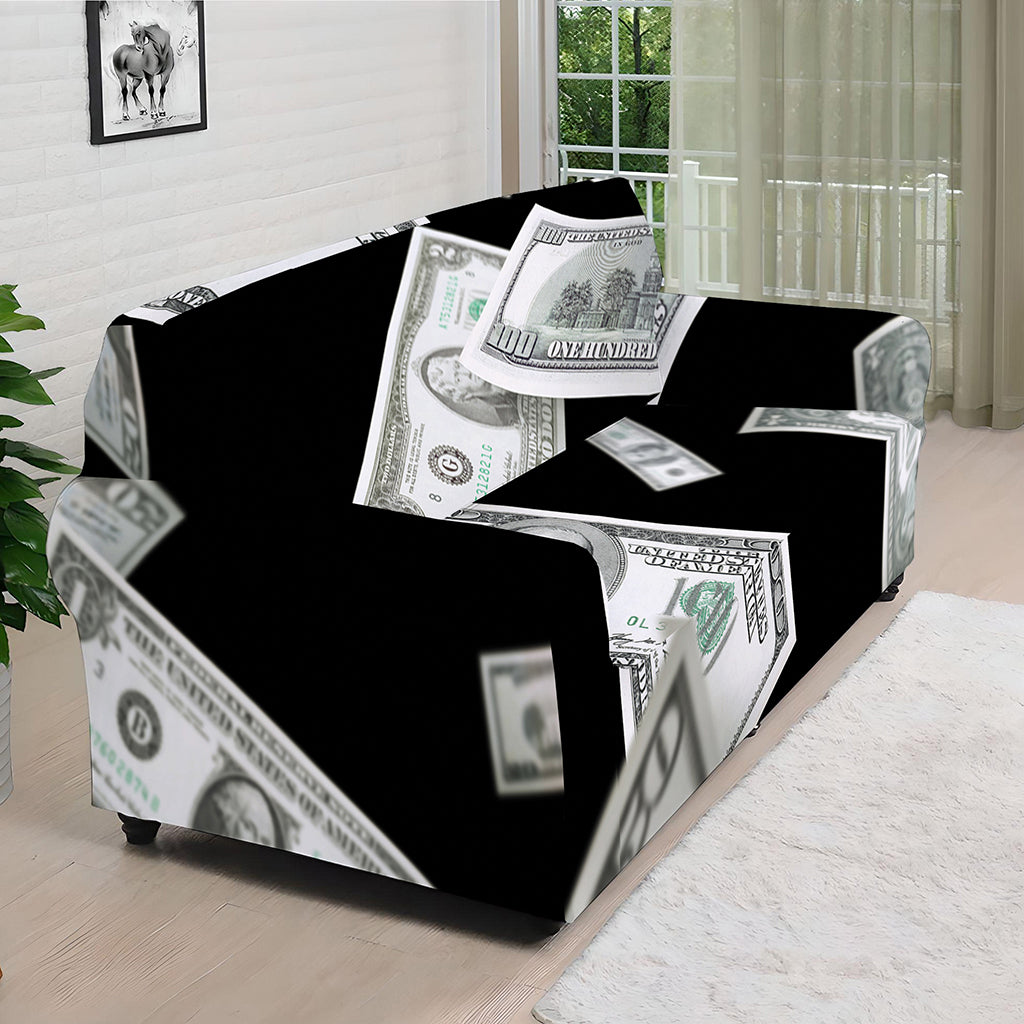 Flying USD Print Sofa Cover