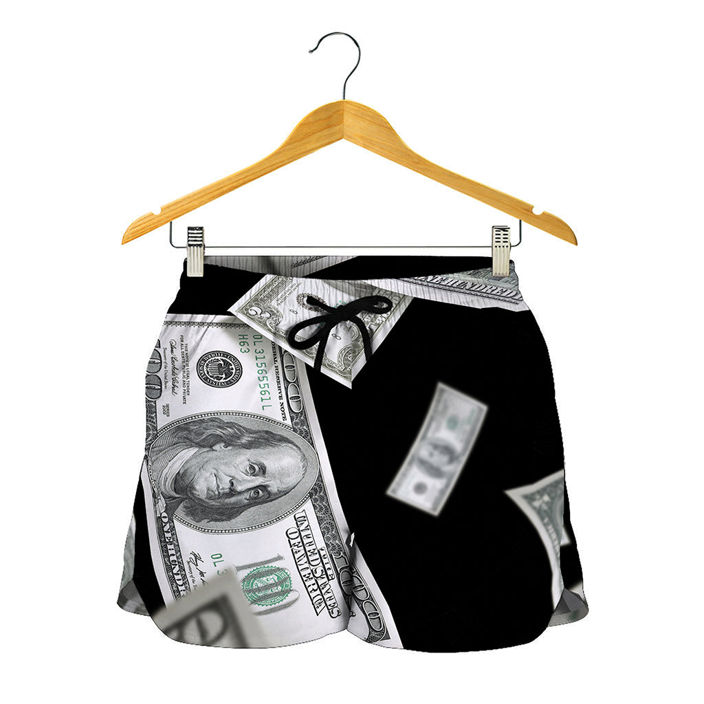 Flying USD Print Women's Shorts