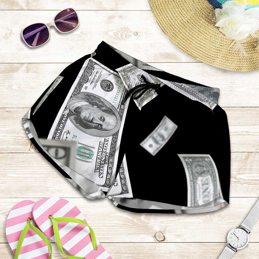 Flying USD Print Women's Shorts