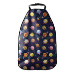 Food Planets Pattern Print Car Seat Organizers