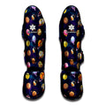 Food Planets Pattern Print Muay Thai Shin Guards