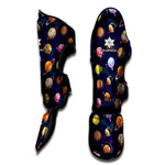 Food Planets Pattern Print Muay Thai Shin Guard