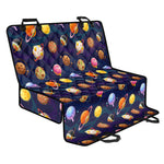 Food Planets Pattern Print Pet Car Back Seat Cover