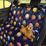 Food Planets Pattern Print Pet Car Back Seat Cover