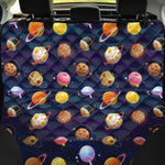 Food Planets Pattern Print Pet Car Back Seat Cover