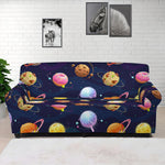 Food Planets Pattern Print Sofa Cover