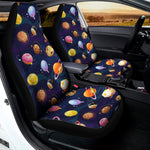 Food Planets Pattern Print Universal Fit Car Seat Covers