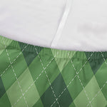 Forest Green Argyle Pattern Print Sofa Cover