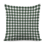 Forest Green Buffalo Check Pattern Print Pillow Cover