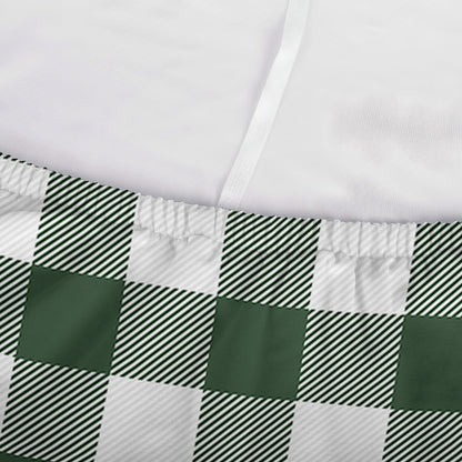 Forest Green Buffalo Check Pattern Print Sofa Cover