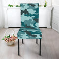 Forest Green Camouflage Print Dining Chair Slipcover