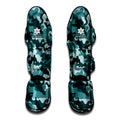 Forest Green Camouflage Print Muay Thai Shin Guards