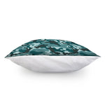 Forest Green Camouflage Print Pillow Cover