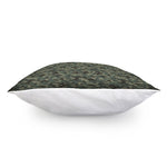 Forest Green Digital Camo Pattern Print Pillow Cover