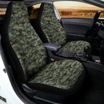 Forest Green Digital Camo Pattern Print Universal Fit Car Seat Covers