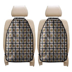 Four Jacks Playing Cards Pattern Print Car Seat Organizers