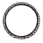 Four Jacks Playing Cards Pattern Print Car Steering Wheel Cover