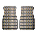 Four Jacks Playing Cards Pattern Print Front Car Floor Mats