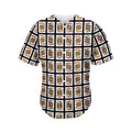 Four Jacks Playing Cards Pattern Print Men's Baseball Jersey