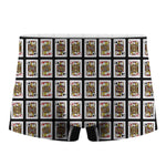Four Jacks Playing Cards Pattern Print Men's Boxer Briefs
