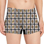 Four Jacks Playing Cards Pattern Print Men's Boxer Briefs