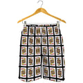 Four Jacks Playing Cards Pattern Print Men's Shorts