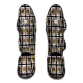 Four Jacks Playing Cards Pattern Print Muay Thai Shin Guards